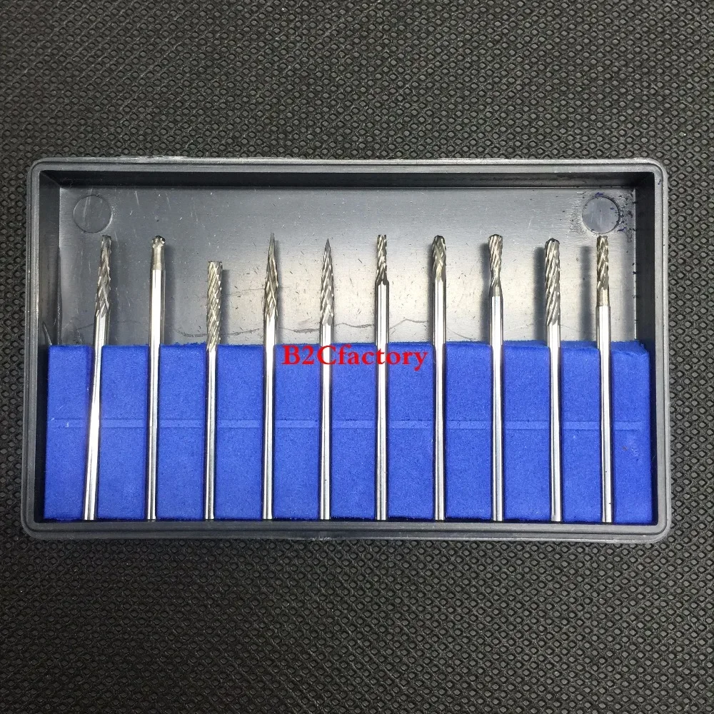 2Box/20PCS Dental Polishing Tungsten Steel Dental Burs Lab Burrs Tooth Drill