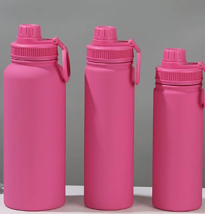 custom logo Name Picture Water portable vacuum sports kettle outdoor hiking kettle space kettle bottle cup