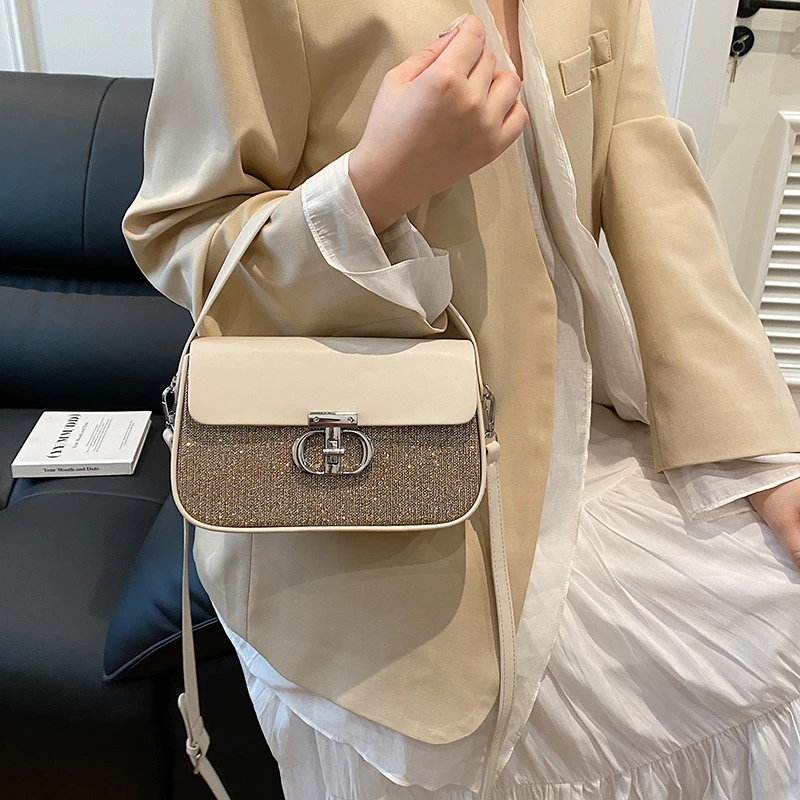 

Женская роскошная кожаная классическая модельерская сумка через плечо, модная сумка через плечо, элегантная сумка для повседневной городской одежды