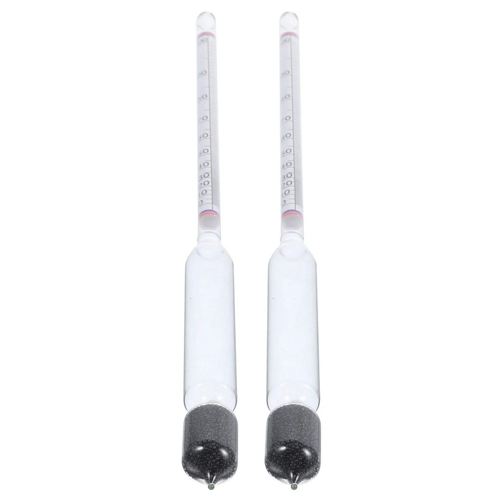 

2Pcs Alcohol Meter Professional Glass Hydrometer Accurate Measurement for Wine Liquor Home Brewing Supplies Alcoholmeter