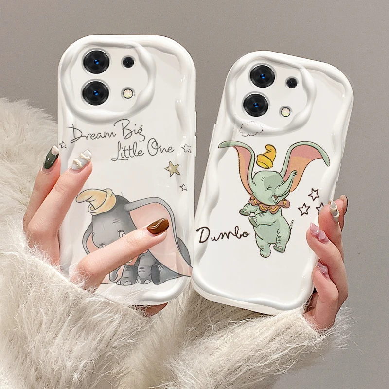 Dumbo Anime Cute For Xiaomi Mi 14 12 12T 11 Lite Poco X6 X5 X4 X3 M3 F4 Pro GT NFC 5G Wave Oil TPU Phone Case