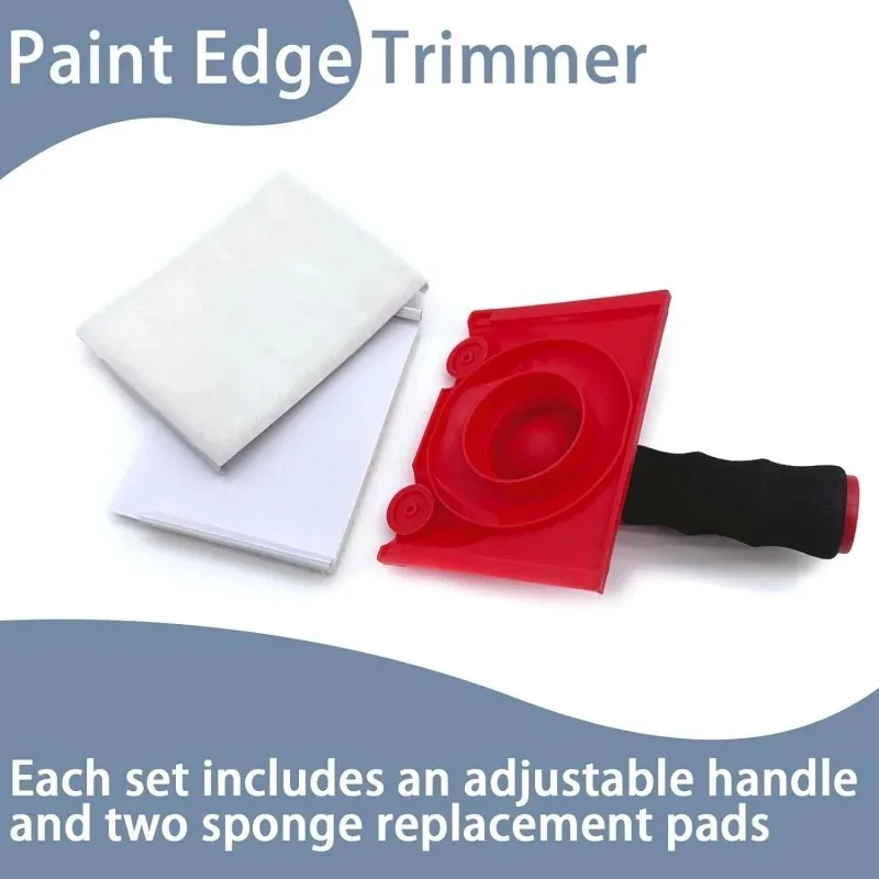 New Latex Paint Edger Brushes Adjustable wall Ceiling Corner Pad Painter Color Separator Paint Edge Trimmer Applicator Tool