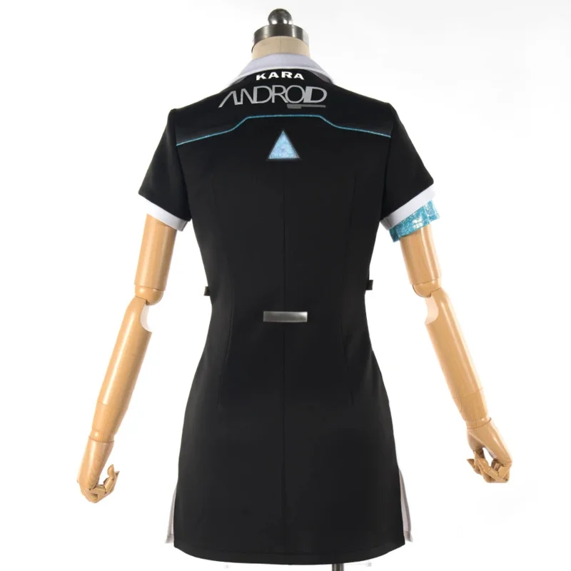 Game Detroit: Become Human Connor RK800 Agent Suit KARA Cosplay Costume Code AX400 Agent Outfit Girls Cute Dress jacket full set