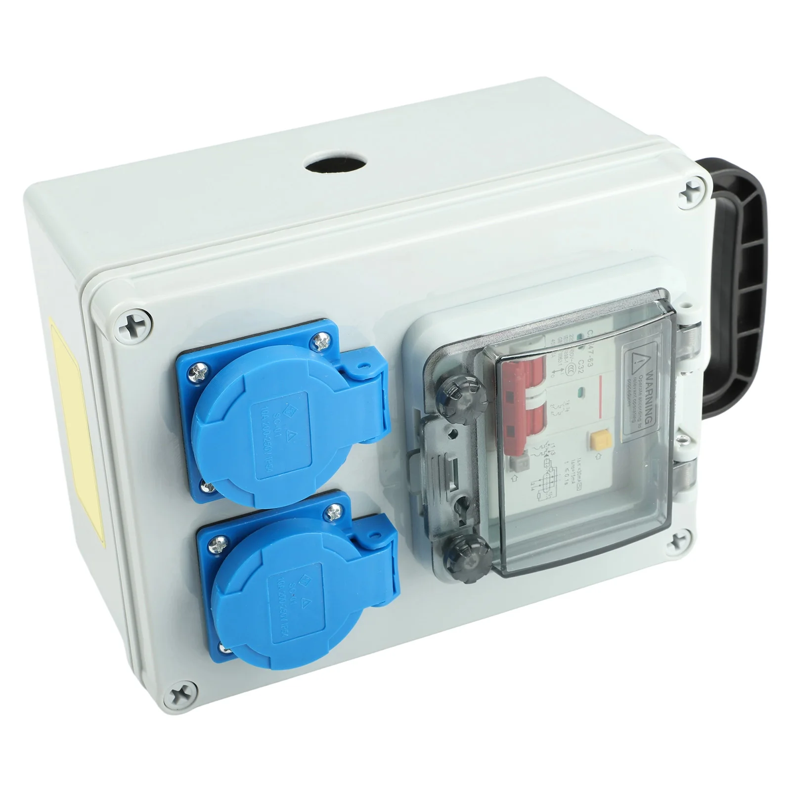 

Harsh Environments 150*200*100mm Portable Socket Box 10A 250V Rated 5-Hole Socket Panel Easy Installation Process
