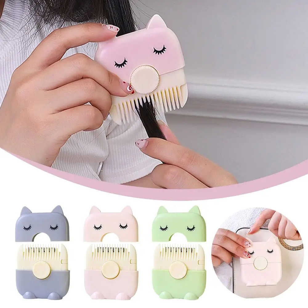 

2 in 1 Hair Clipper Comb Blades Replaceable Styling Tool Bangs Trimmer Adjustable Blades DIY Hairdressing Comb Women Beauty