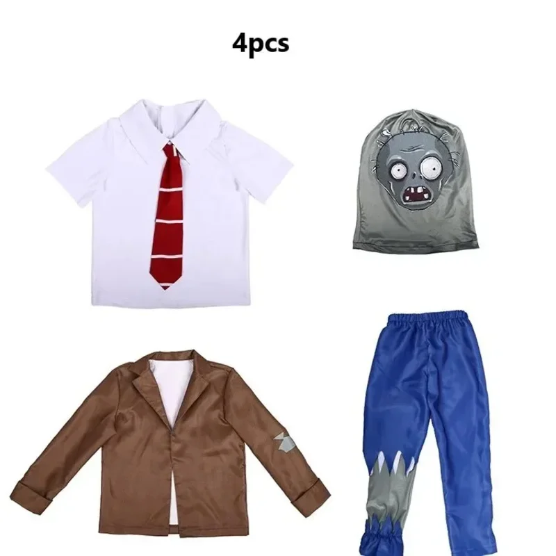 2025년 아이이 어린이 할로윈 재미있는 코스프레 게임 좀비 신기한 점프수트 마스크 의상 축제 카니발 드레스업 파티