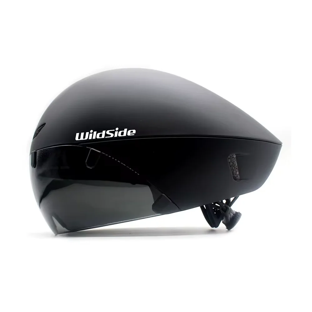 AliExpress wildside Wildside Aero TT Road Bicycle Helmet Triathlon TT Racing Cycling Sports Ultralight Bike Safety Helmet Goggles Bike Accessories