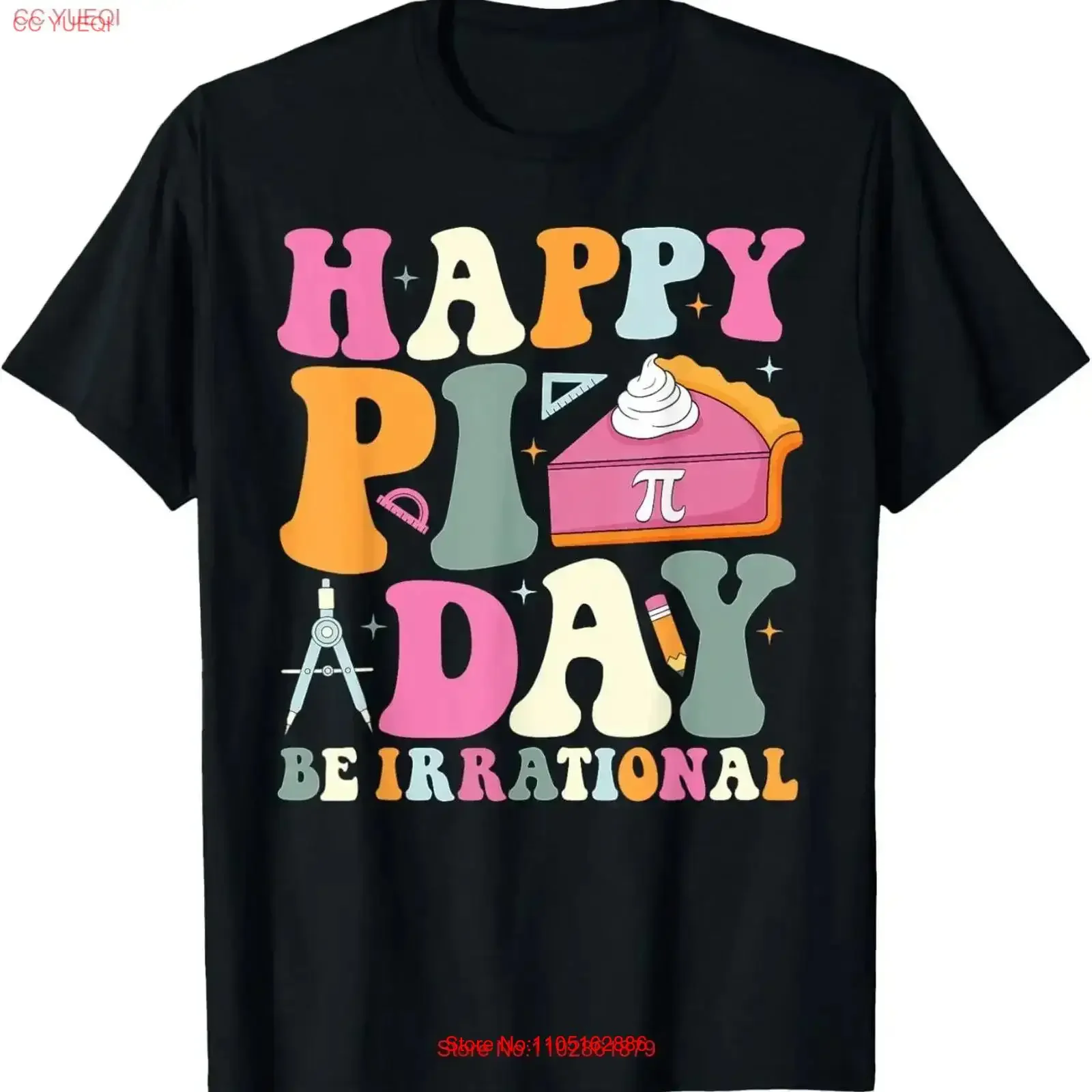 تي شيرت Happy Pi Day Be غير عقلاني مضحك رمز 3 14 مدرس الرياضيات تي شيرت عتيق مغسول مريح للارتداء اليومي متعدد الاستخدامات