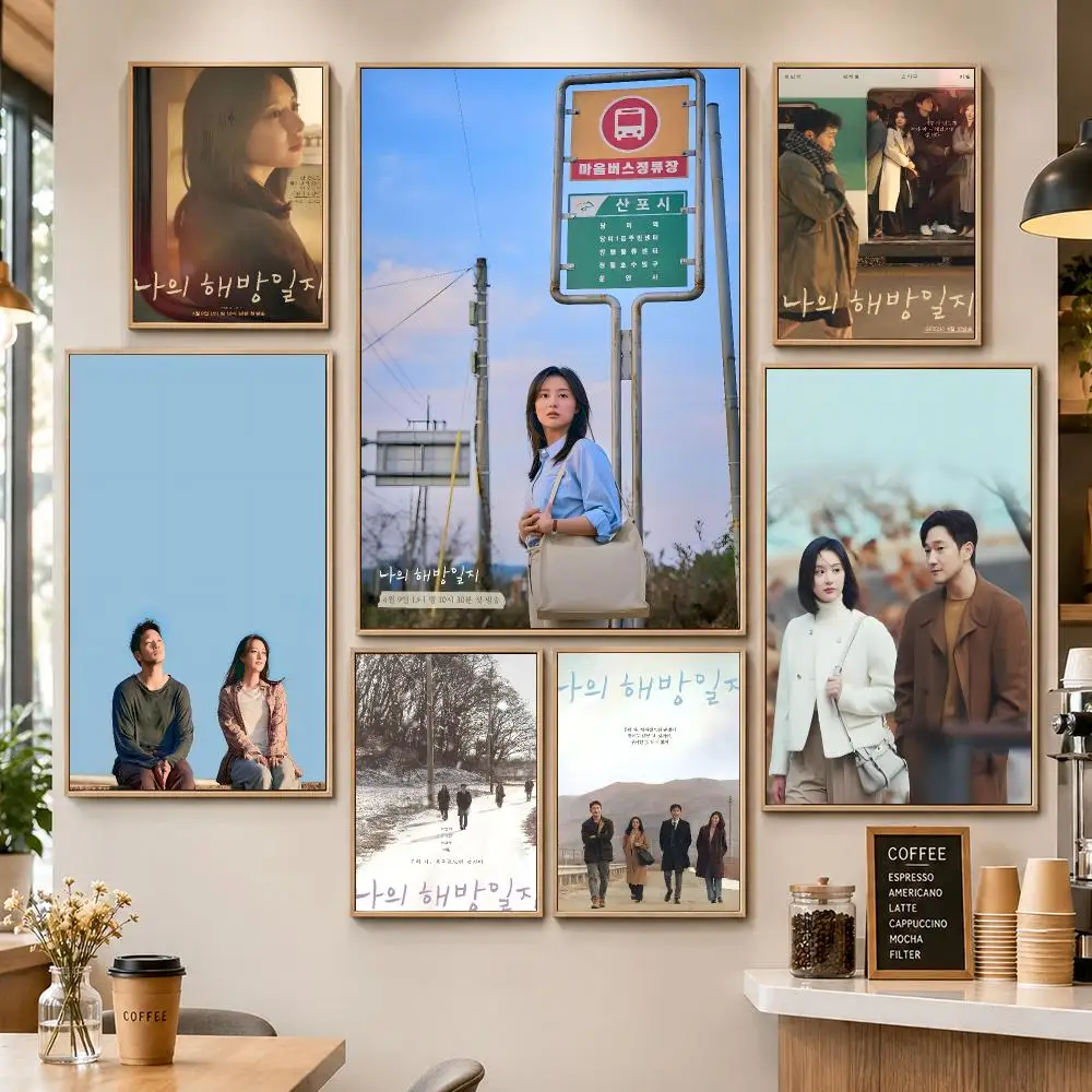 Kdrama My Liberation Notes Healing Poster PP Decorative Poster Water-Resistant Print Apartment Dorm Office Cafe Gift