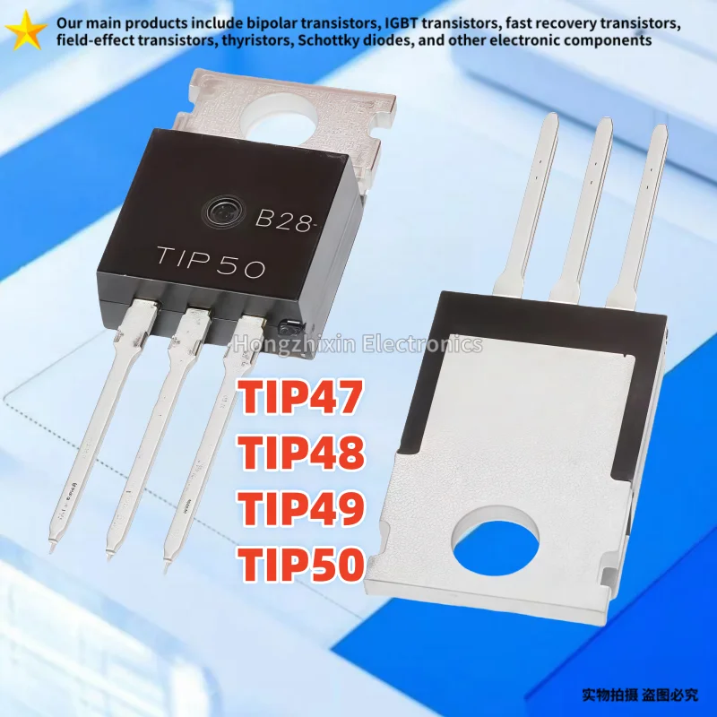 10PCS NEUER TIP47 TIP48 TIP49 TIP50 TO-220 Leistungstransistor