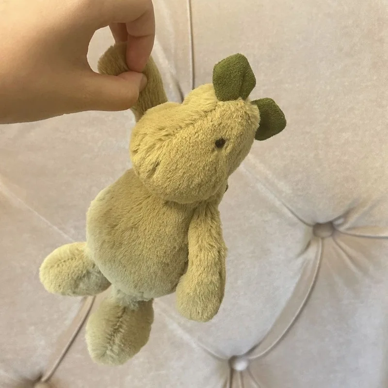 Apricot Lamb 30cm Green Dinosaur Plush Doll Cute Home Bedroom Ornaments For Men And Women Holiday Gifts Cat Toys Pet Supplies