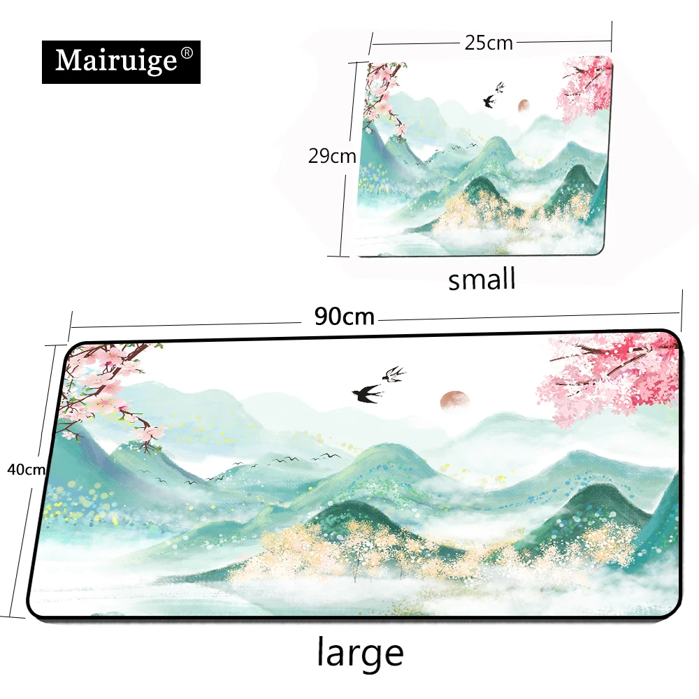 Pink Sakura Xxxl Mouse Pad Desk Pad Computer Carpet Mausepad Kawaii Office Accessories Keyboard Pc Gaming Laptop Deskmat Rugs