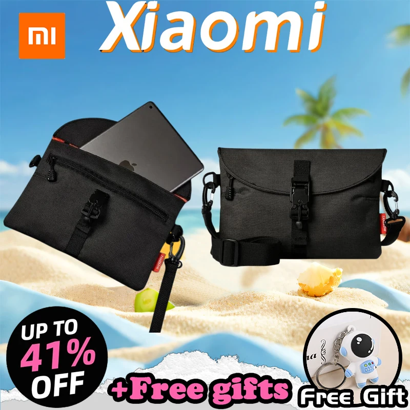 

Xiaomi TANJIEZHE Messenger Bag Men1`s Shoulder Bag Crossbody Fit 10.2 Inch Ipad Partition Storage Waterproof