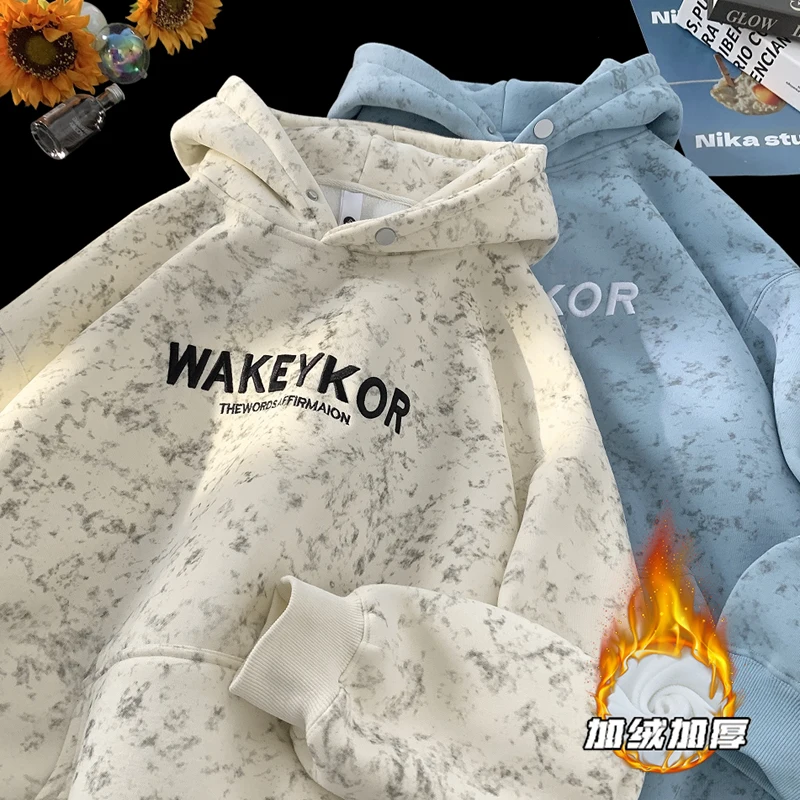 

2024 Men's fleece 480g heavy embroidered hoodie