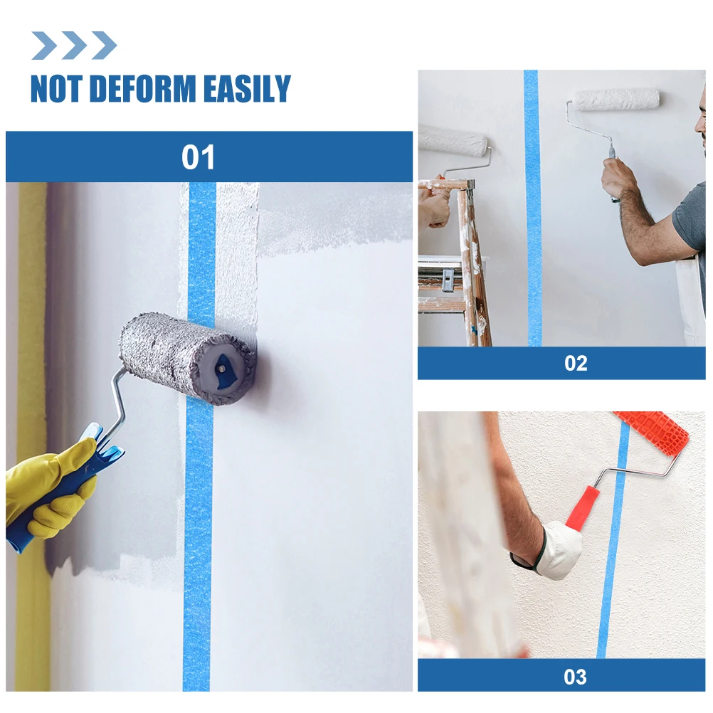 

6 Rolls Oil Paint Masking Tape Paper Tape for Automotive Car Wall Painting DIY Crafts Durable Art Paint Tape, Masking Tapes