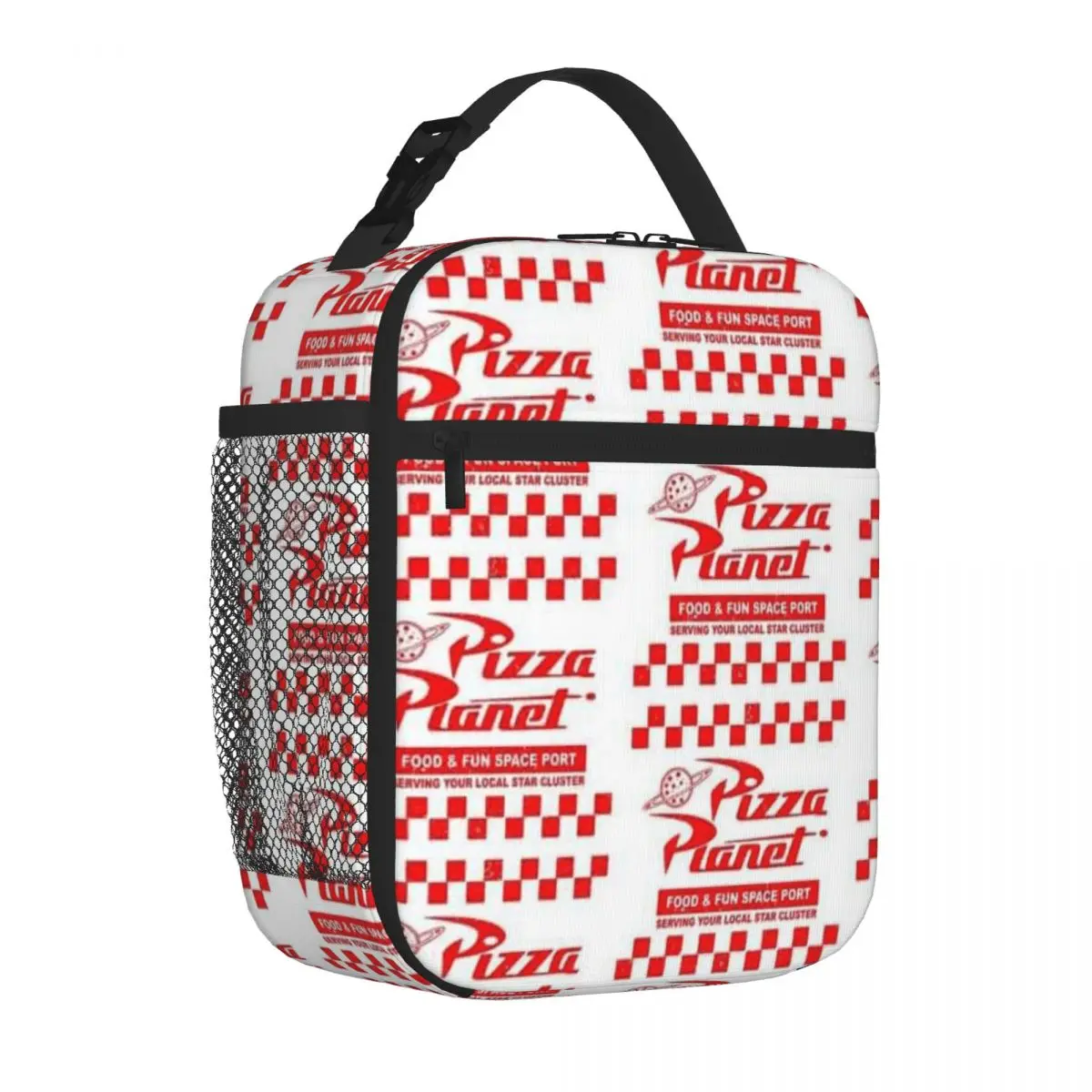 Bestselling Pizza Planet Lts Stitched Detail Travel Lunch Bag Daily Snack Storage Adjustable Strap Lunch Bag