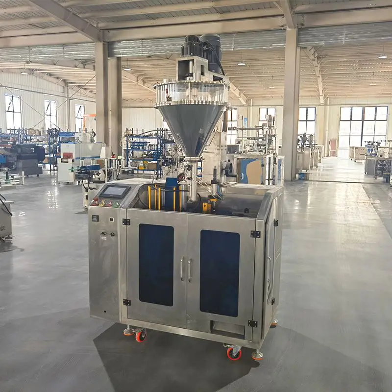 High Output Multi Head Irregular Shaped Stick Snap Sachet Auger Filling Sealing Powder Doypack Packaging Machine Customized