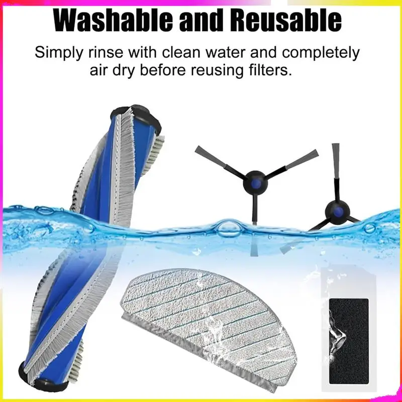 M04K 13 Pz Per ECOVACS DEEBOT N20 Plus /N20 /N20 PRO Plus Aspirapolvere Parti di Ricambio Rullo Spazzola Laterale Filtro Mop Panno