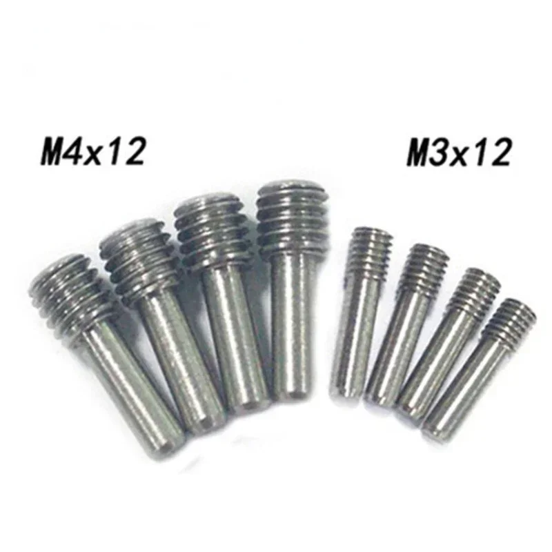 

10pcs M3 M4*12 Grub Head Screw for 1:10 TRXS SCX10 Transmission Shaft RC Buggy Climbing Car Truck Truggy spare part S297