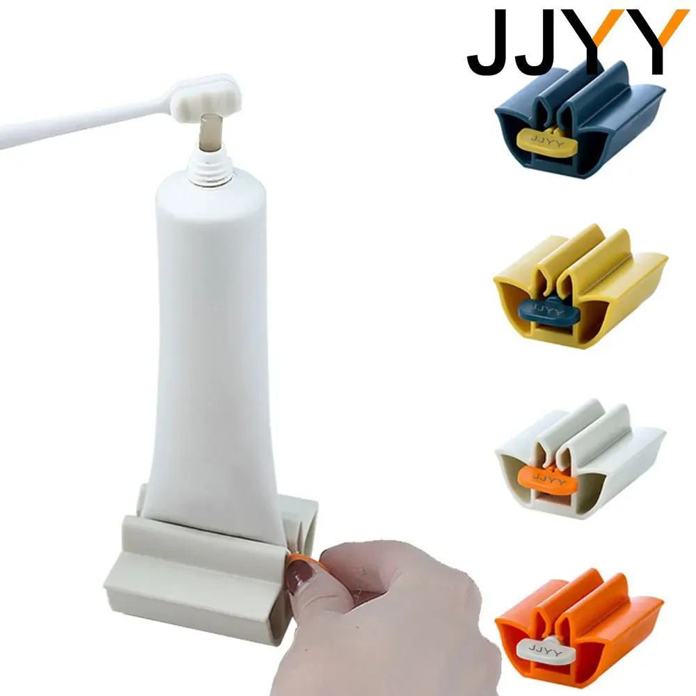 JJYY  Convenient Toothpaste Dispenser Roll Toothpaste Squeezer Holder Bathroom Accessories Stonego Toothpaste Squeezer