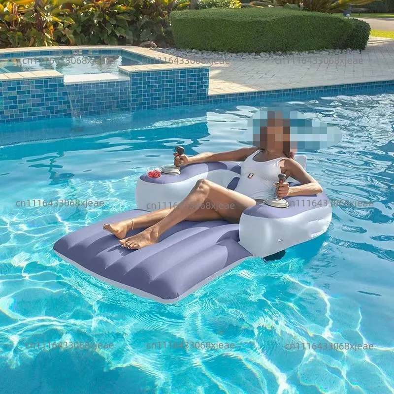 Electric Inflatable Float Lounge Chair For Swimming  Sports Motorized Floating Seat Without Thruster Unit