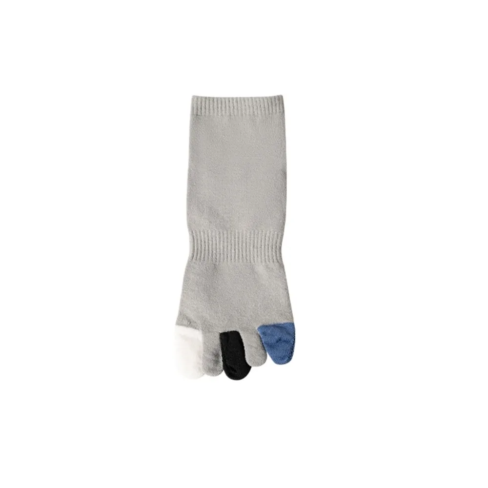 Hosiery Men's Five Finger Socks Colorful Toe Design Anti-slip Five Toe Socks Separate Fingers Odor Resistant Sports Socks