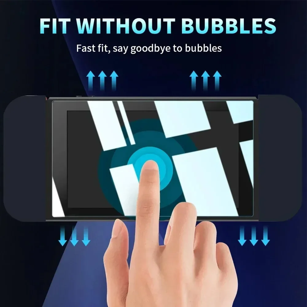 Easy Install Screen Protector for Nintendo Switch 2 Game Console HD Tempered Glass Anti-Scratch Protector Film with Joystick Cap - Image 3