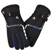 100% Waterproof Winter Cycling Gloves Windproof Outdoor Motorcycle Warm Gloves