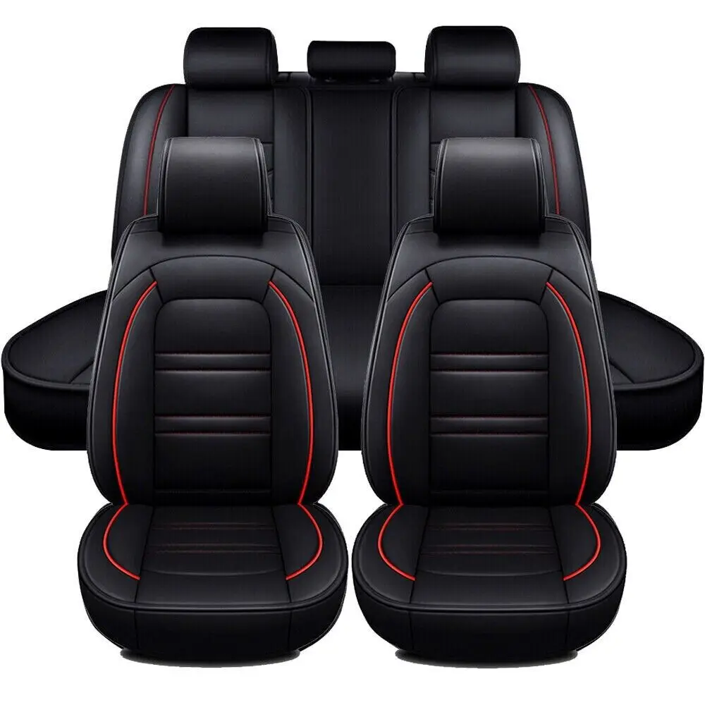 

Front Rear Full Set Cushion 5-Seater For TOYOTA Car Seat Cover Protector Leather