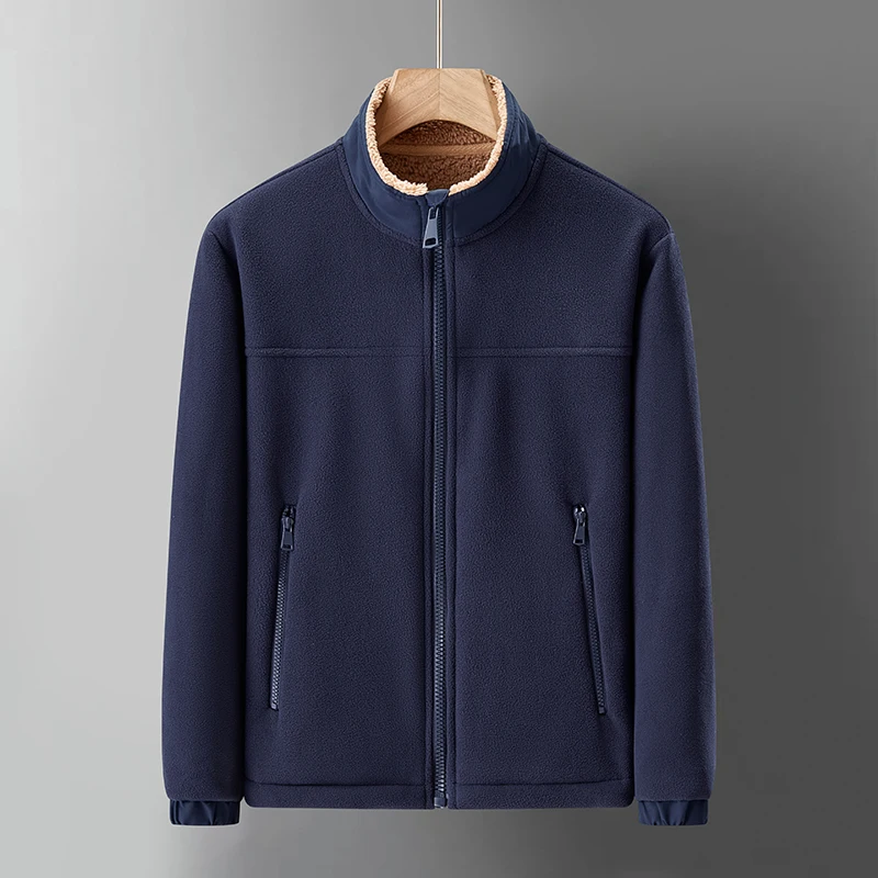 

Men's Winter Warm Coats Fleece Men Windproof Warm Sports Jackets Outdoor Hiking Camping Climbing Fishing Coat Couple Overcoat