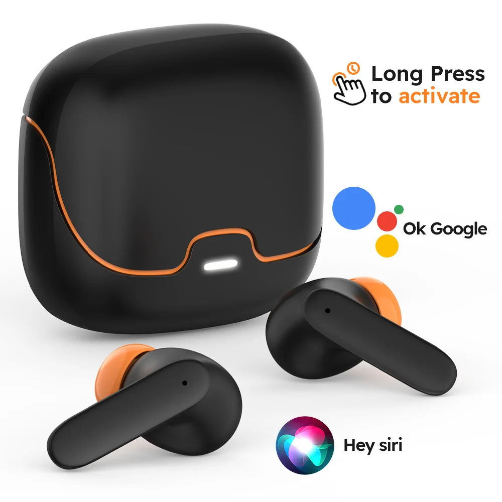 

TWS Wireless Bluetooth Earphones Bluetooth 5.4 Ultra-low Latency Dual Microphone ENC Noise Cancelling in Ear Bluetooth Earphones