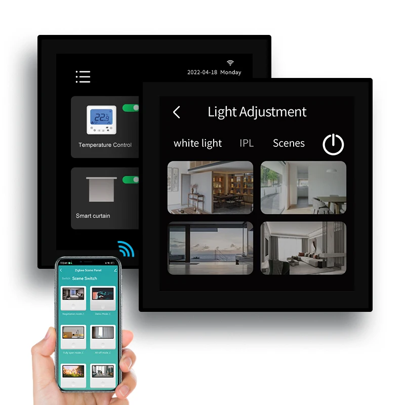 Factory Direct Tuya Smart Gateway Host With Touch Screen Remote Control Smart Home Android Switch Display Function