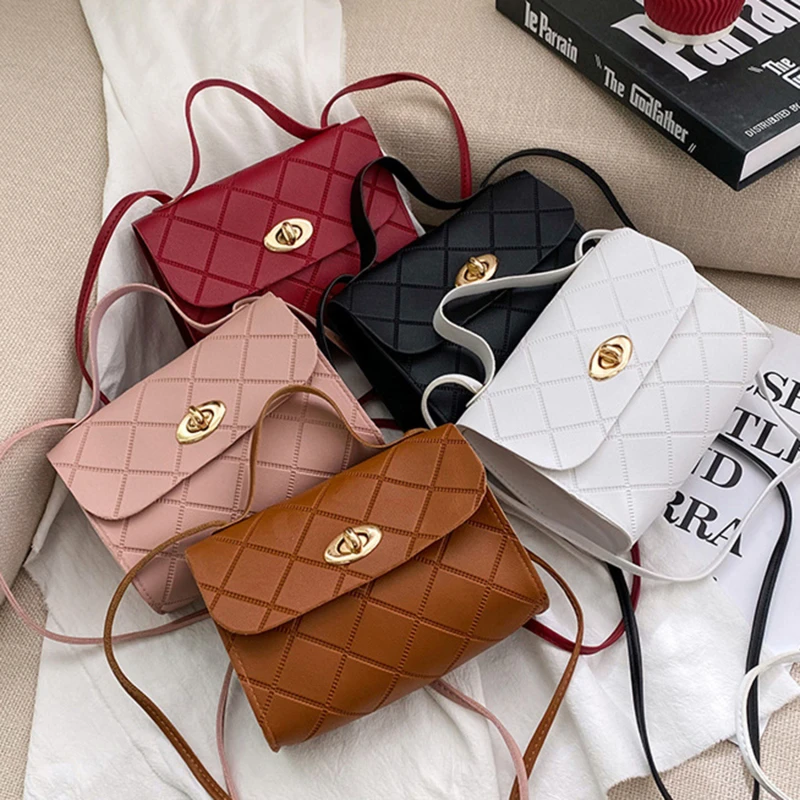 Messenger Bag For Women Female Shoulder Bag Fashion Ladies Crossbody Bags Solid Color High Quality Elegant Lady Handbags 2023