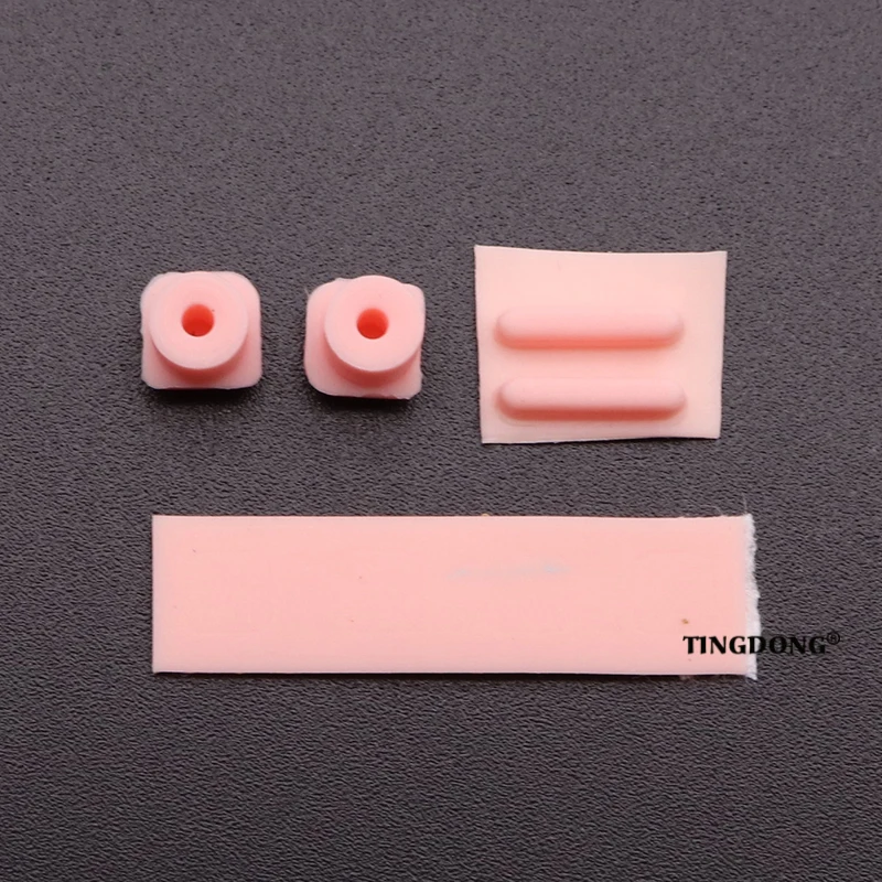 NDSL 게임 콘솔 용 1 세트 나사 피트 커버 패드 Nintendo DS Lite 용 나사 피트 커버 고무 패드 9 색 옵션