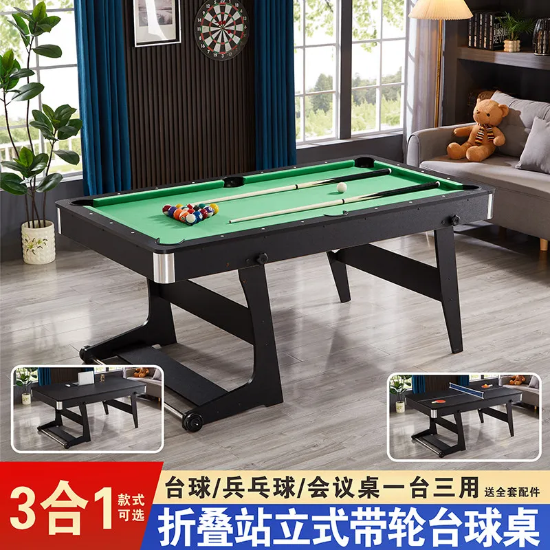 

Foldable Home Billiard Table Indoor Billiard Table Mini Simple Ball Case Small American Black Eight