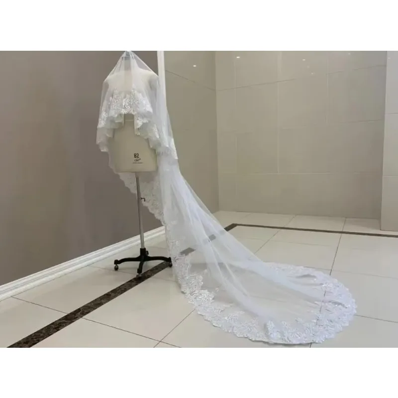 nuovo-stile-donna-cattedrale-bianco-avorio-pizzo-velo-da-sposa-copertura-viso-tulle-velo-da-sposa-1-strato-accessori-da-sposa