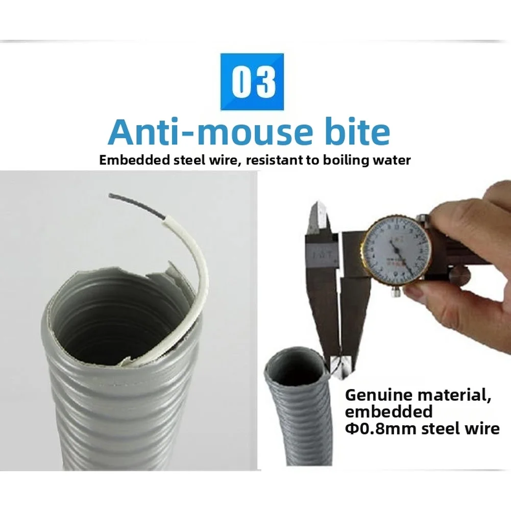 PP+PVC Sewer Pipe with 45mm Internal Diameter Optimized for Gravity-Fed Drainage Systems in Standard Kitchen Layouts