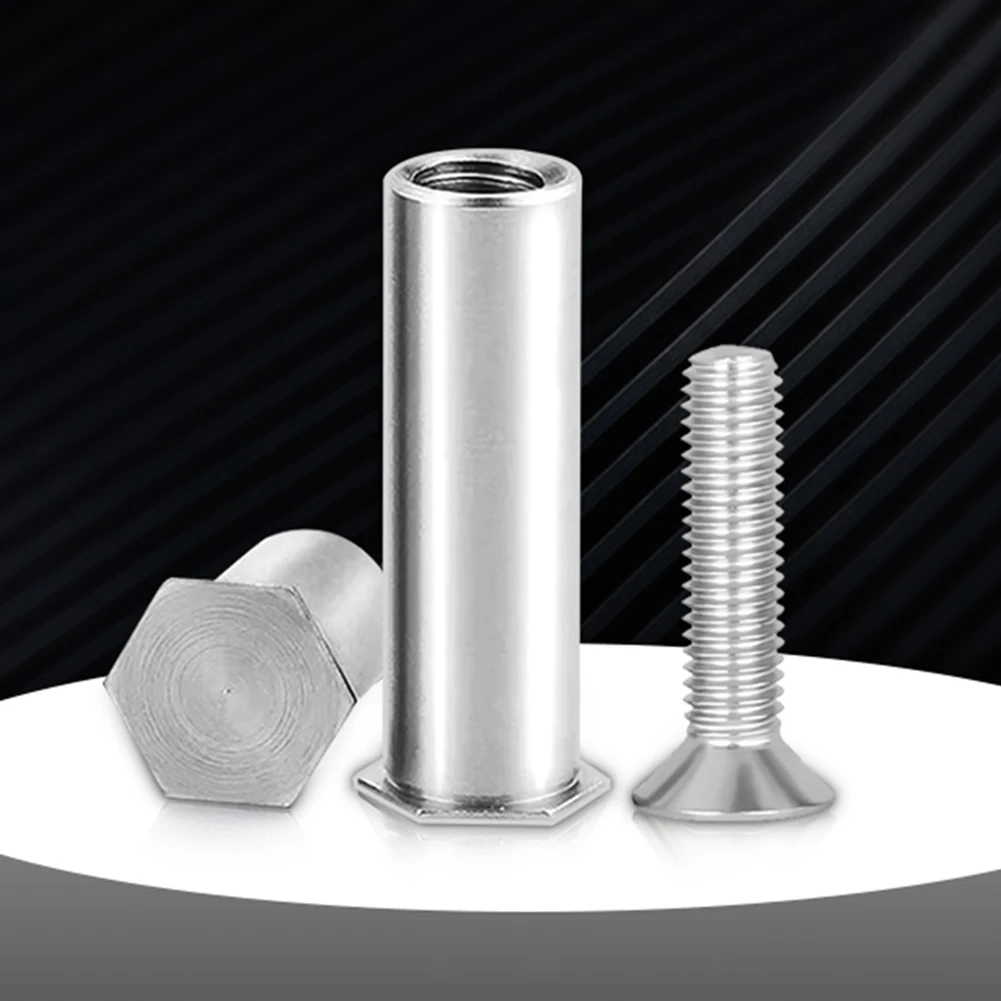 4pcs Cooling Fan Nut Screws Enhanced Stability PC Case Fan Screws Quieter Not Hurt Fan for DIY Modified Cooling Fan