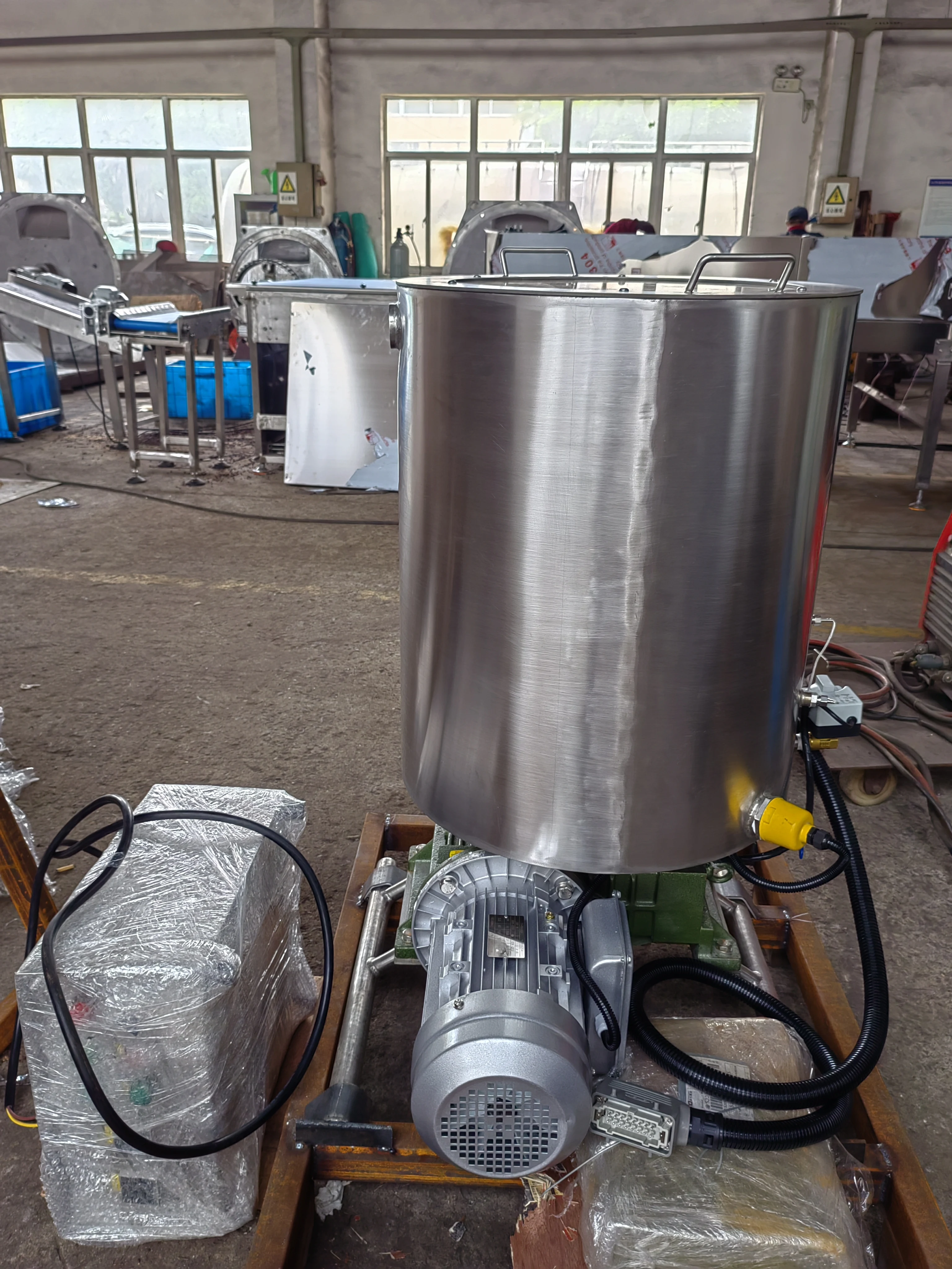 ماكينة طحن كرات الشوكولاتة الصغيرة الأوتوماتيكية سعة 50 لتر، مطحنة الشوكولاتة الرطبة لصنع انتشار الشوكولاتة #2