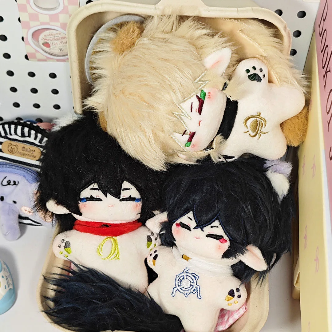 10CM Anime Aotu World Camil atrybuty przystojny Cosplay miękkie bawełniane ciało element ubioru Kawaii maskotka prezent