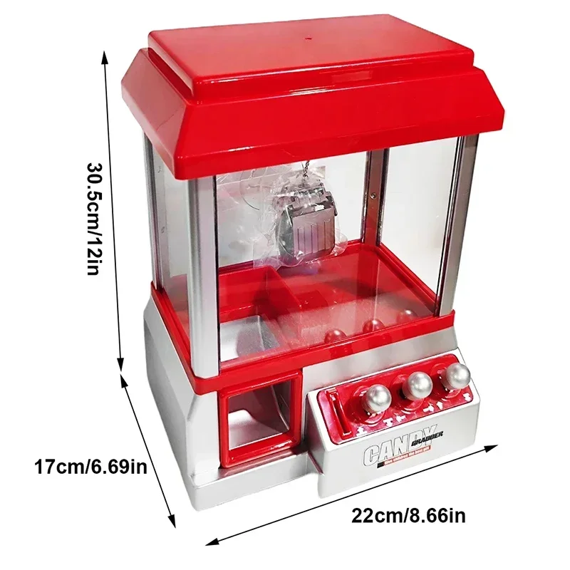 電子クレーンゲーム キャンディアーケードゲーム おもちゃ ミニクレーンゲーム 音楽と光 グラバーキャッチドール キッズトイ 女の子 誕生日プレゼント