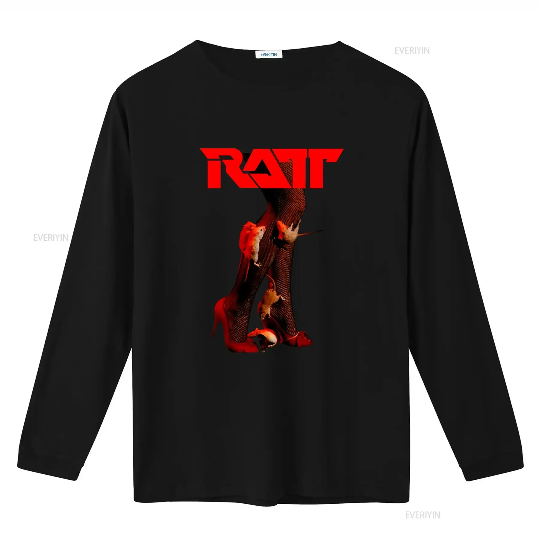 Ratt Out Of The Cellar Tour Concert  Cotton T Shirt Unique Rat Design Comfortable Fit Sizes S 3XL vintage Washed Casual Unisex