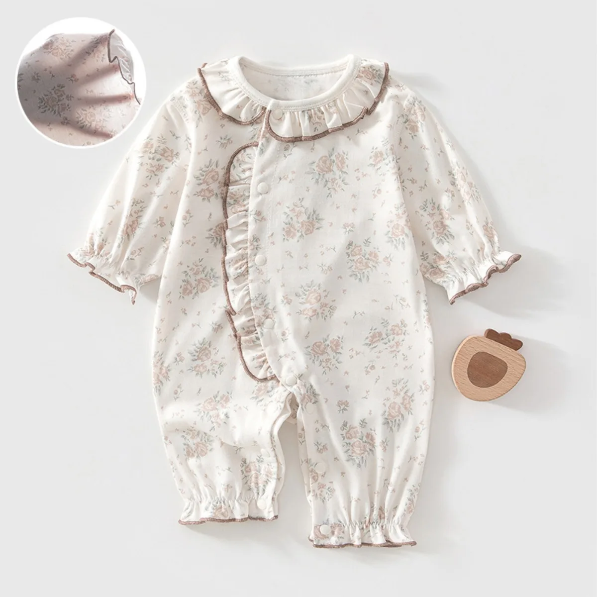 Combinaison légère d'été pour bébé fille de 0 à 18 mois, combinaison princesse en pur coton, confortable, respirante, élégante, en tricot pour nouveau-nés