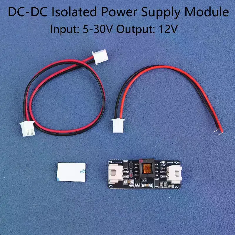 

DC-DC 5V To 36V -12V 5W DC Isolated Power Module With Two XH2.54 Terminal Wires Wide Voltage Input Buck Converter Module
