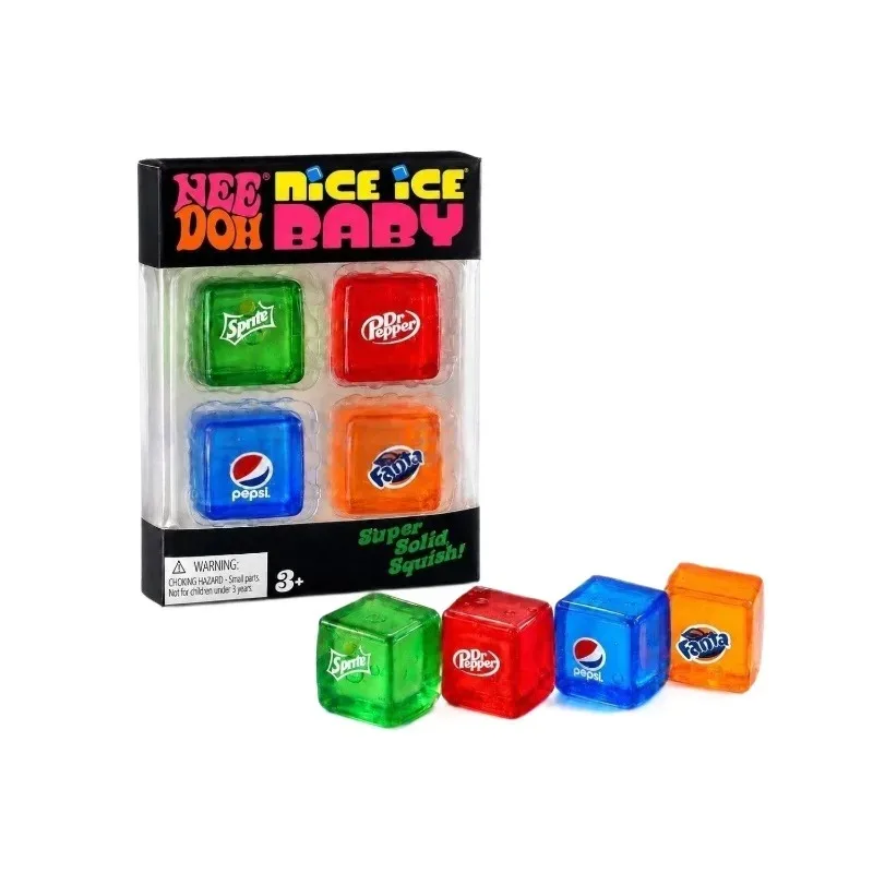 Schylling Needoh Nice Cube Sensory Toys Stress Relieving Blocks Pinching Relieving Puzzle Solving Venting Children Souvenir//