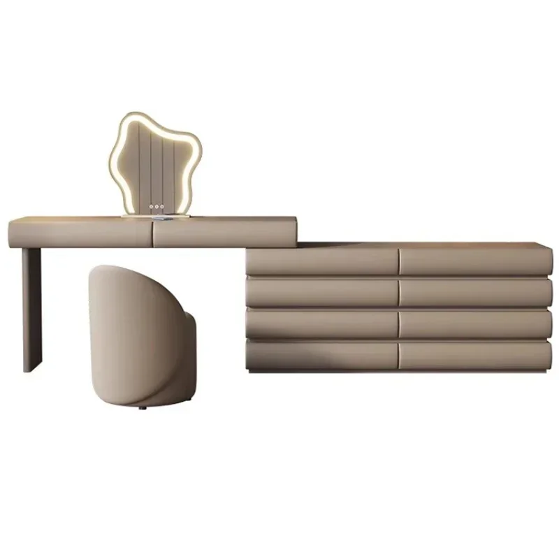 

Nordic Luxury Vanity Dresser Storage Women Cabinet Drawer Dressing Table