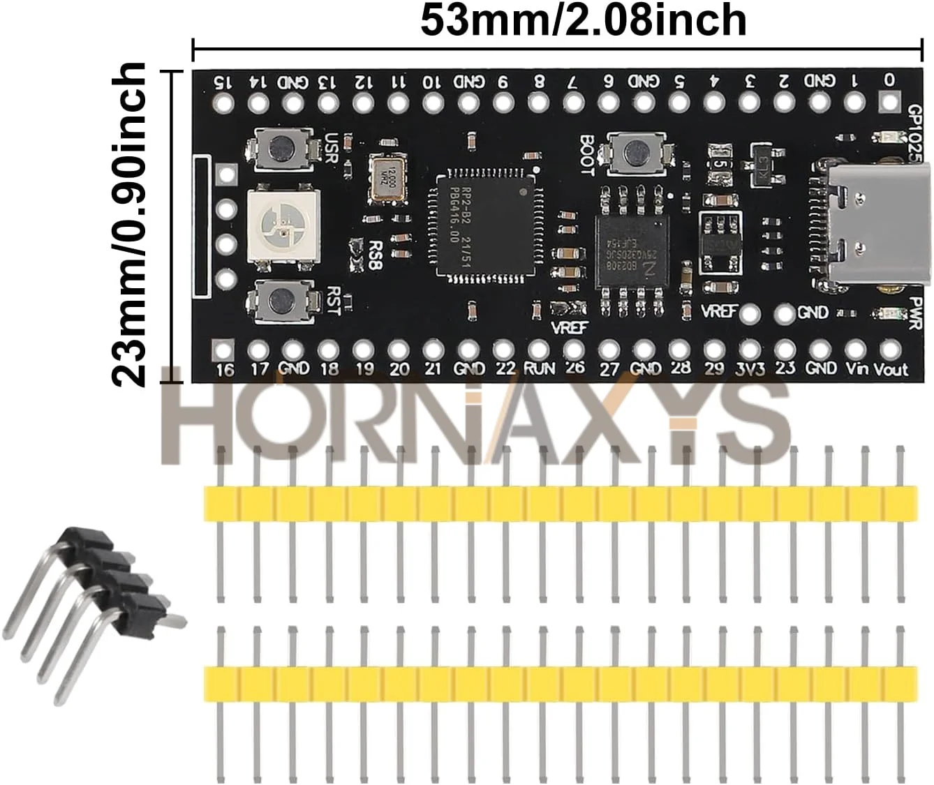1-10 SZT. Płytka główna RP2040 TYPE-C USB-C dla Raspberry Core Board 4MB / 16MB RP2 Raspberry Pi Pico Micropython — zdjęcie produktu 3