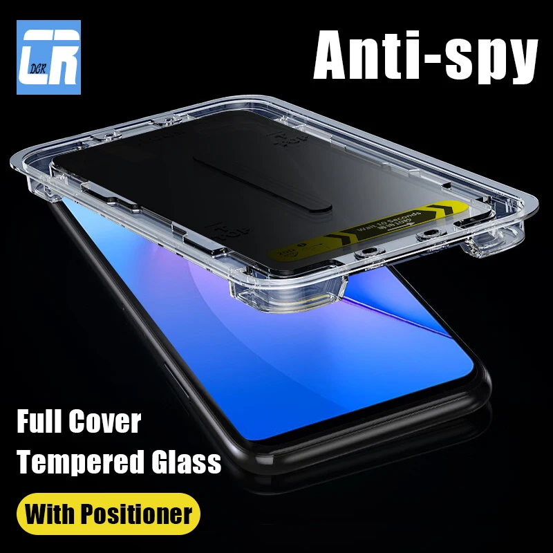 

Easy Installation Anti-Spy Tempered Glass For Oppo Reno 8T 11F 8 7 6 5 Lite Screen Protectors For Oppo K12 K12X K11 K11X Glass