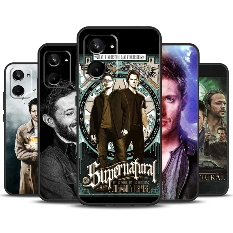 Supernatural TV Show For Realme C53 C55 C35 C33 C30 C25s C21Y C11 C15 GT Neo5 GT3 GT5 9 10 11 12 Pro Plus Case