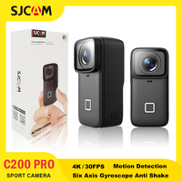 SJCAM C200 Pro 4K Action Camera with Portable Body 5M Waterproof FHD 6-Axis GYRO Video Body 5G WiFi Night Vision Sports DV